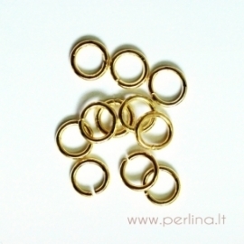 Aukso sp. žiedelis, 7 mm, 10 vnt