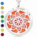 Aromatherapy essential oil diffuser pendant "Flower 3", 30 mm, 1 pc