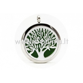 Aromatherapy essential oil diffuser pendant "Tree of Life 3", 30 mm, 1 pc