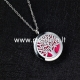Aromatherapy essential oil diffuser pendant "Tree of Life 3", 30 mm, 1 pc