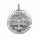 Aromatherapy essential oil diffuser pendant "Tree of Life 4", 30 mm, 1 pc
