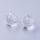 Glass pendant "Suncatcher", clear, 20x23 mm
