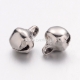 Charm "Christmas Jingle Bell", platinum, 8x6 mm