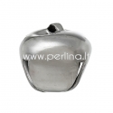 Charm "Christmas Jingle Bell", silver tone, 35 mm
