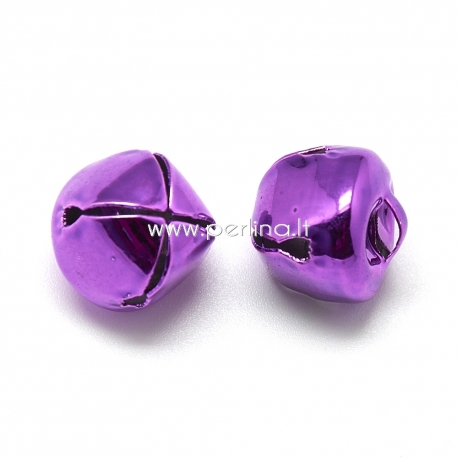 Charm "Christmas Jingle Bell", fuchsia, 35 mm