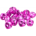 Charm "Christmas Jingle Bell", hot pink, 35 mm
