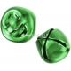 Charm "Christmas Jingle Bell", green, 35 mm