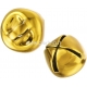 Charm "Christmas Jingle Bell", golden, 35 mm