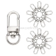 Lobster key, bag clasp, 24x38 mm