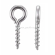 Screw eye pin peg bail, 304 stainless steel, 10x4x1mm, 1pc
