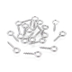 Screw eye pin peg bail, 304 stainless steel, 10x4x1mm, 1pc