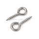 Screw eye pin peg bail, 304 stainless steel, 12x5x1.2mm, 1pc