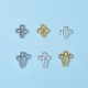 Screw eye pin peg bail, iron, various colors, 8-10x4x1mm, 1box