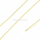 Round Copper Wire, golden, 0,4 mm, 8 m