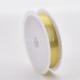 Round Copper Wire, golden, 0,5 mm, 6,2 m