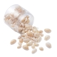 Shell bead charm, 14x20x9mm, 1box