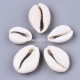 Shell cowrie shell bead, 120~28x15~20x8~9mm, 1 pc