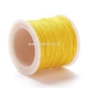 Braided nylon thread, yellow, 0.8 mm, 1 roll/91.4 m