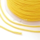 Braided nylon thread, yellow, 0.8 mm, 1 roll/91.4 m