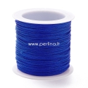 Braided nylon thread, blue, 0.8 mm, 1 roll/91.4 m