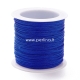 Braided nylon thread, blue, 0.8 mm, 1 roll/91.4 m
