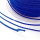 Braided nylon thread, blue, 0.8 mm, 1 roll/91.4 m