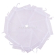 Organza gift bag, off-white, 15x10 cm, 1pc