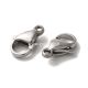 304 stainless steel lobster clasp, stainless steel color, 11x7x3.5 mm, 1 pc