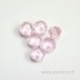 Stiklo karoliukas, light rose, 4x6 mm