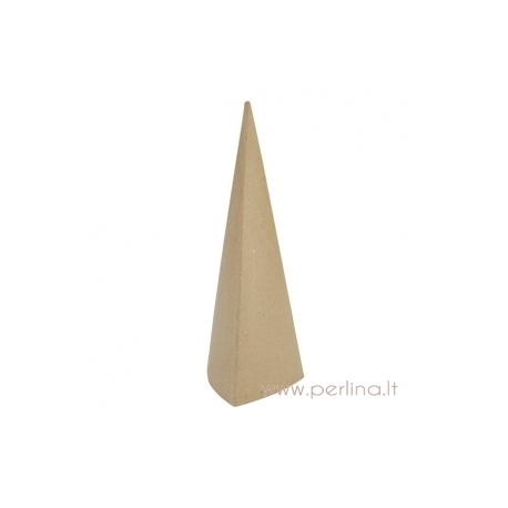 Kartoninis trikampis kūgis, 15,24x15,24x45,72 cm