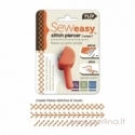 Dek.siūlių galvutė "Sew Easy Stitch Piercer Cross", 1 vnt.