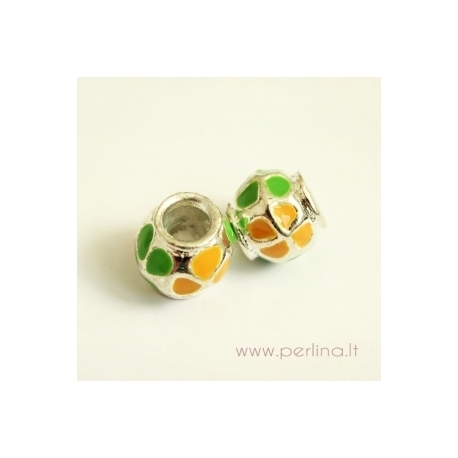 Pandora cloisone karoliukas "Dobilas", 13 mm