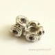 Pandora karoliukas su violetiniais kristalais, 11x6 mm
