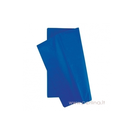 Tissue šilko popierius, mėlynas, 10 vnt, 50,8x50,8 cm