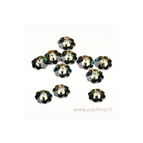 3700 Crystal Tabac, foil back, 8 mm