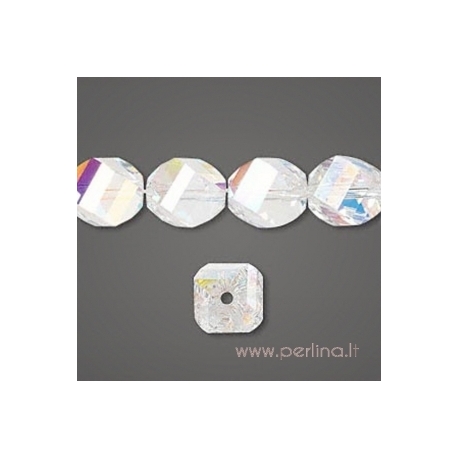 3700 Crystal Tabac, foil back, 8 mm