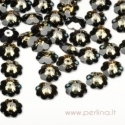 3700 Crystal Tabac, foil back, 6 mm