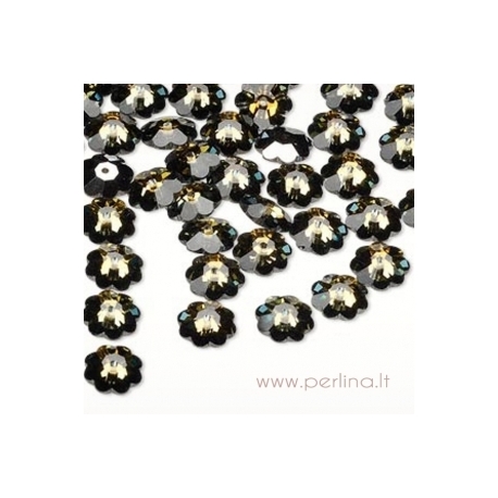 3700 Crystal Tabac, foil back, 6 mm