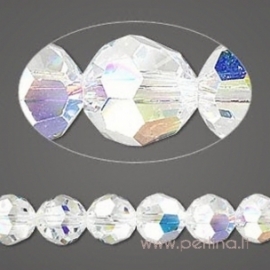 3700 Crystal Tabac, foil back, 8 mm