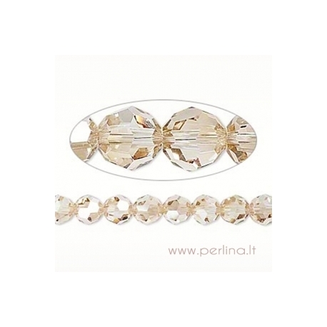 3700 Crystal Tabac, foil back, 8 mm