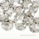 5000 Crystal Silver Shade, 8 mm