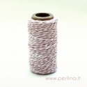 Virvelė "Spots & Stripes - Light Pink", 1 m. 