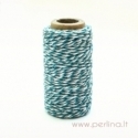 Bakers Twine "Spots & Stripes Jewels - Blue/Grey", 1 m. 