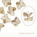 3700 Crystal Tabac, foil back, 8 mm