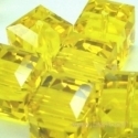 3700 Crystal Tabac, foil back, 8 mm