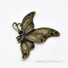 Bronzos sp. pakabukas "Butterfly", 54x46 mm