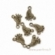 Bronzos sp. pakabukas "Lucky", 16x11 mm