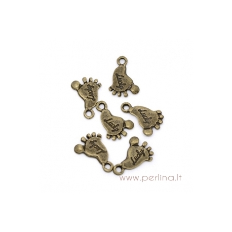 Tibeto sidabro pakabukas ""Fėja", 21x15 mm