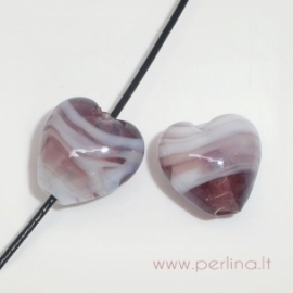 Stikliniai perlai, persikų sp., 10 mm