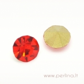 Crystal rhinestone, red, SS16, 1 pc